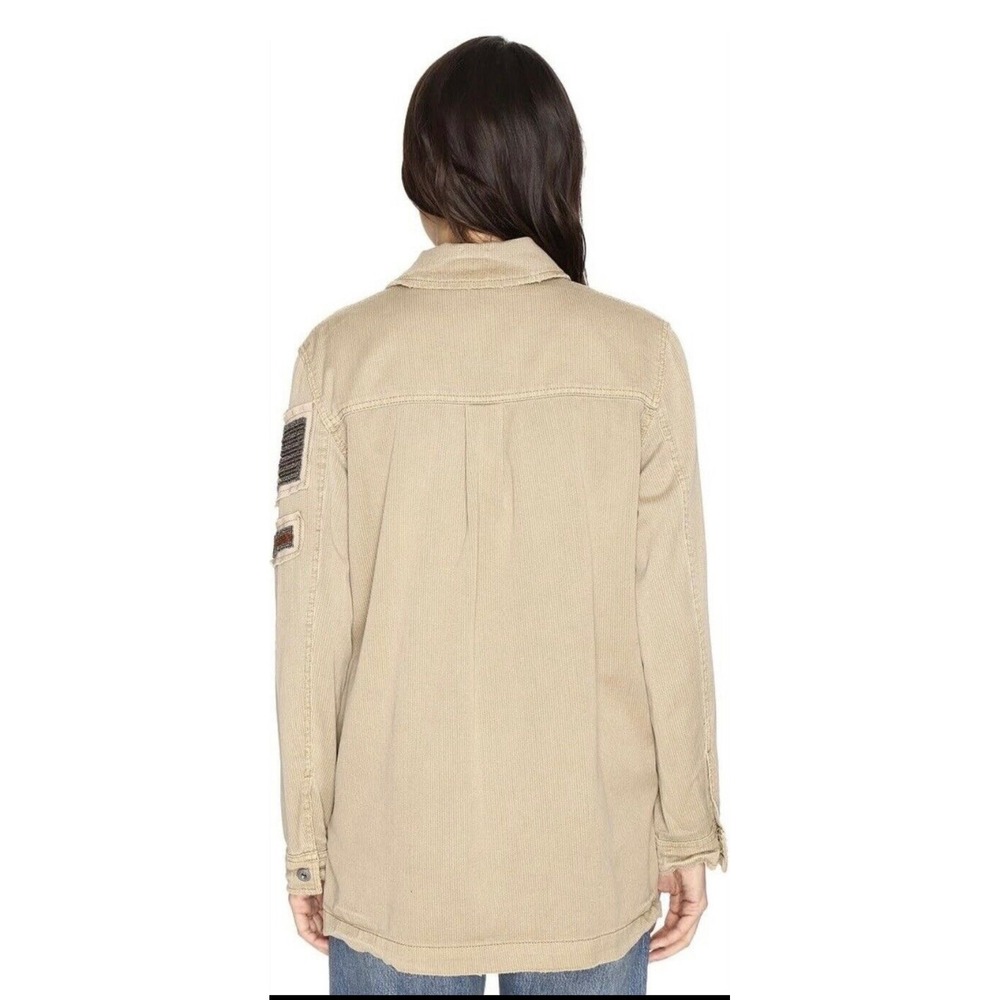 Free People Utility Oversized Military Jacket Shacket Size Small - Picture 4 of 13
